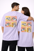 Tom & Jerry Couple Oversized Tee